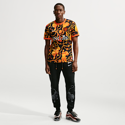 Netherlands x Patta Men's Academy Pro Short-Sleeve Soccer Top